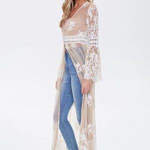 Viral Influencer Swim Cover Up Kimono - NWT